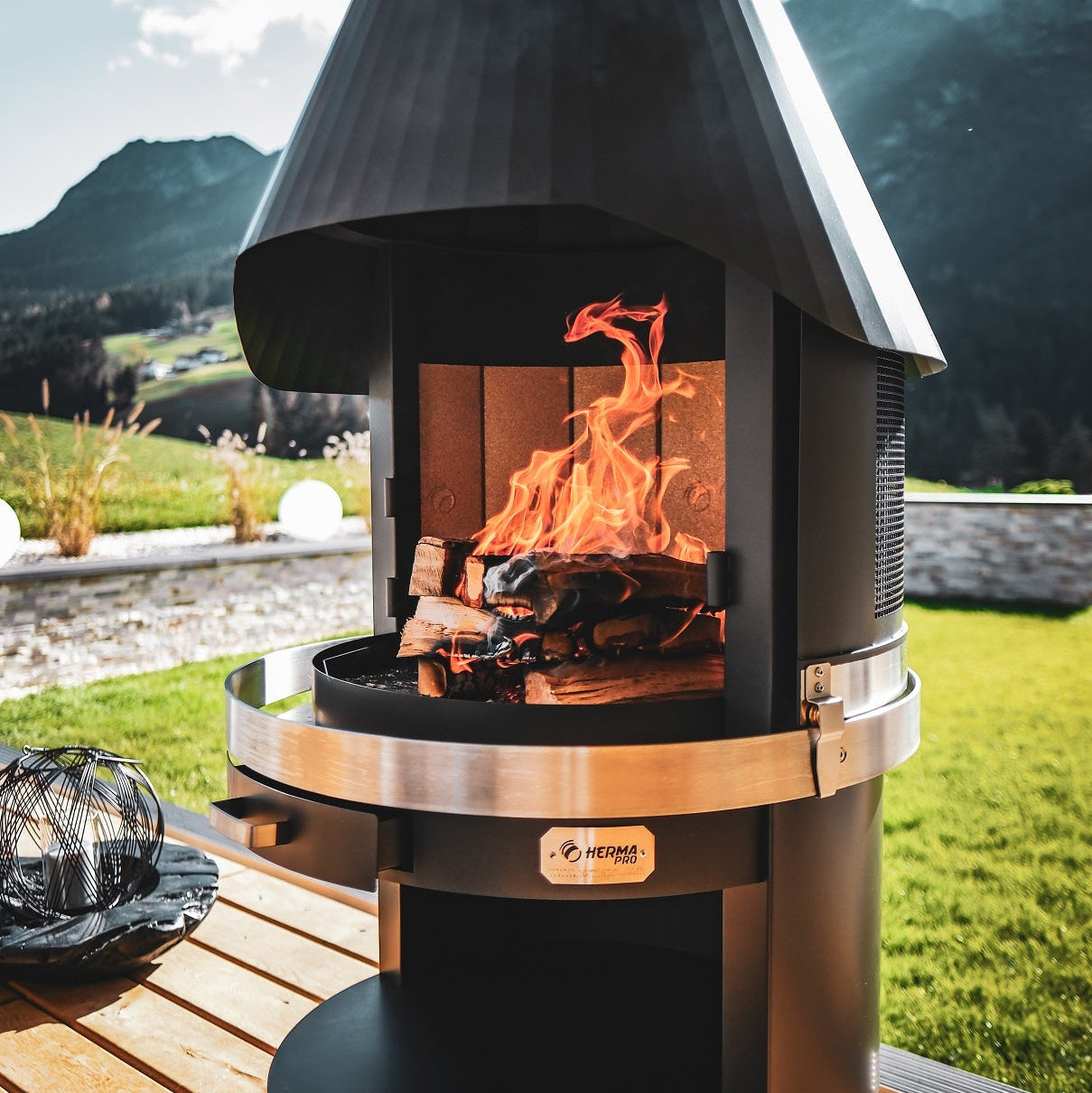 Cheminée de jardin HERMAPRO Vario 80