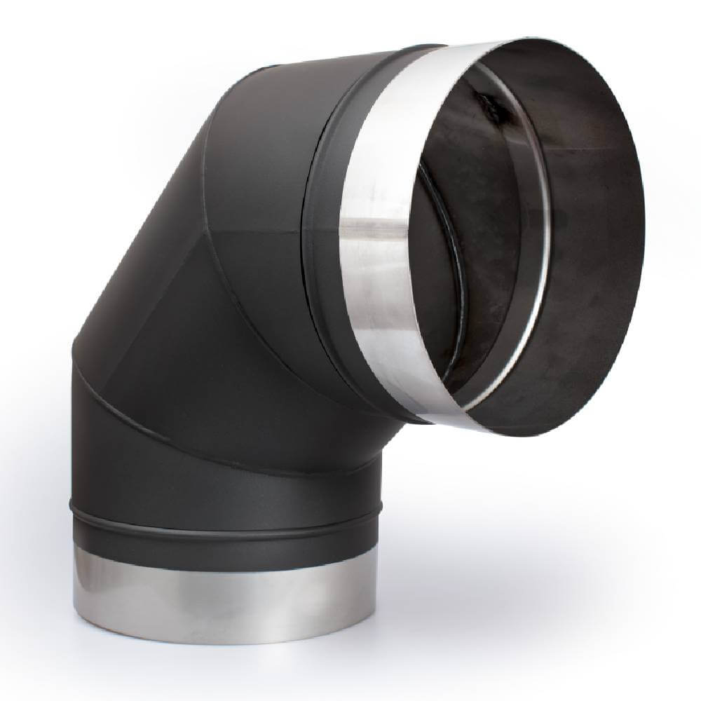 Coude de conduit en inox HERMAPRO 45° ou 90° pour cheminée Vario