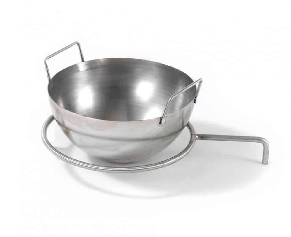 Marmite à goulash et vin chaud HERMAPRO en inox avec anneau pivotant